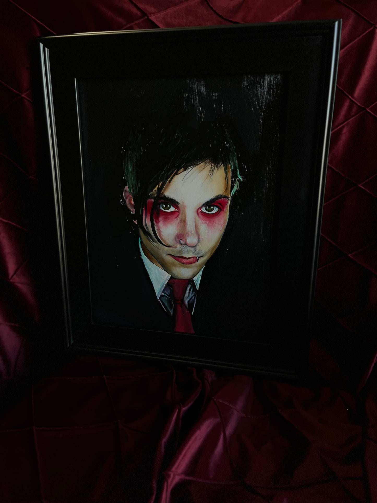 Frank Iero (18x14 inches) Oil on Canvas