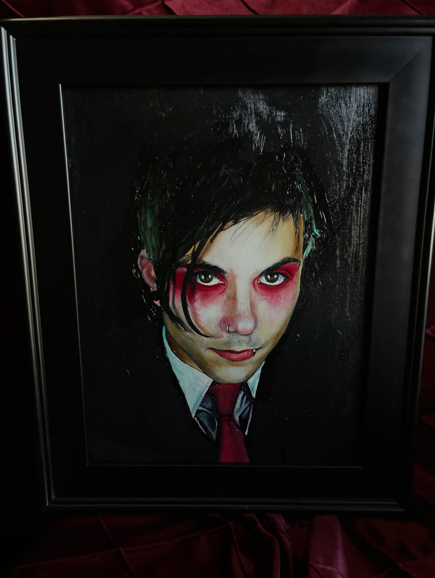 Frank Iero (18x14 inches) Oil on Canvas