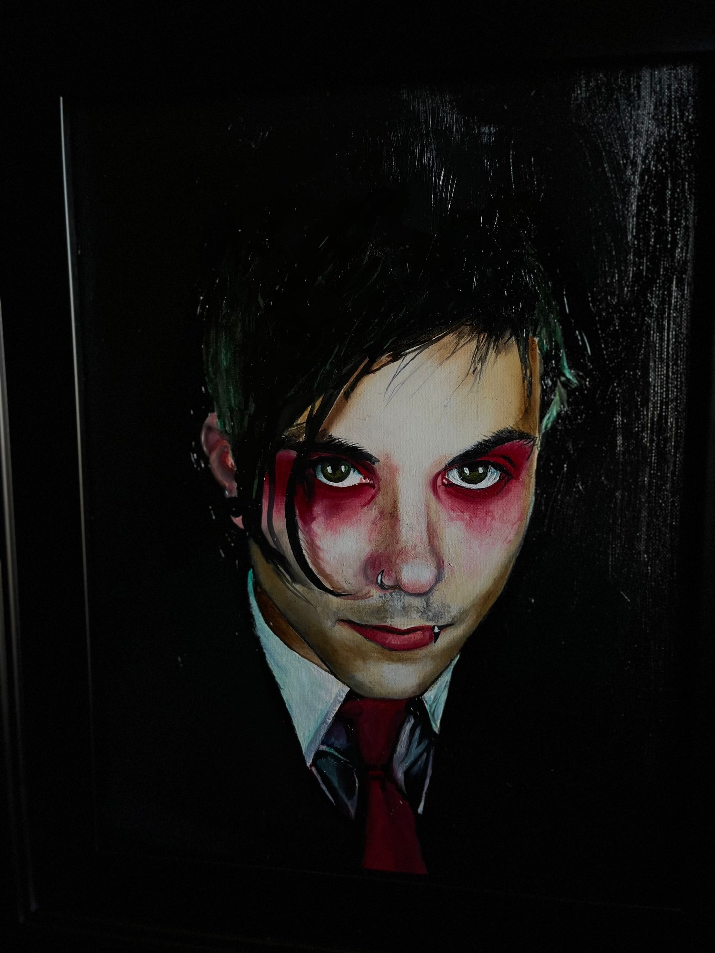 Frank Iero (18x14 inches) Oil on Canvas