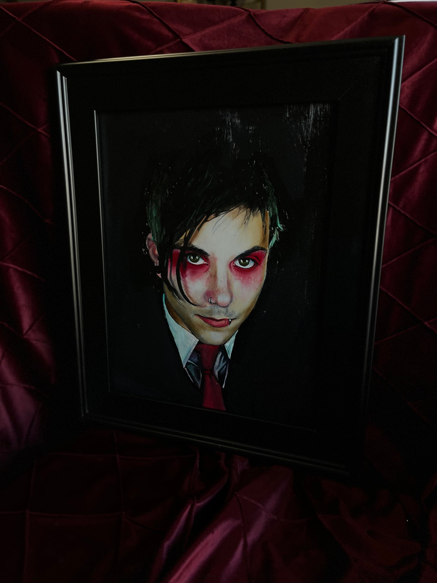 Frank Iero (18x14 inches) Oil on Canvas