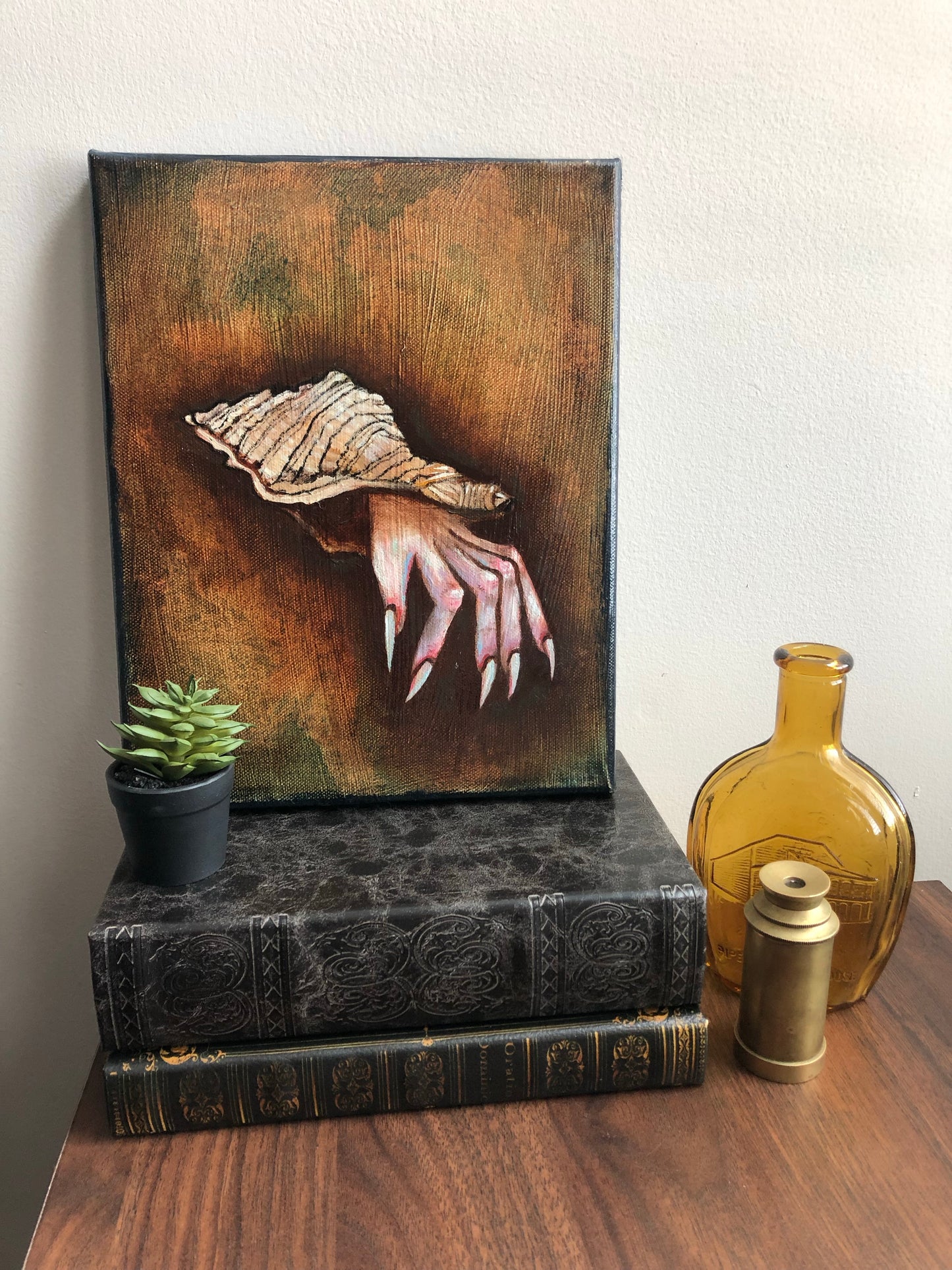 Come Out of Your Shell (8x10 inches) Oil on Canvas