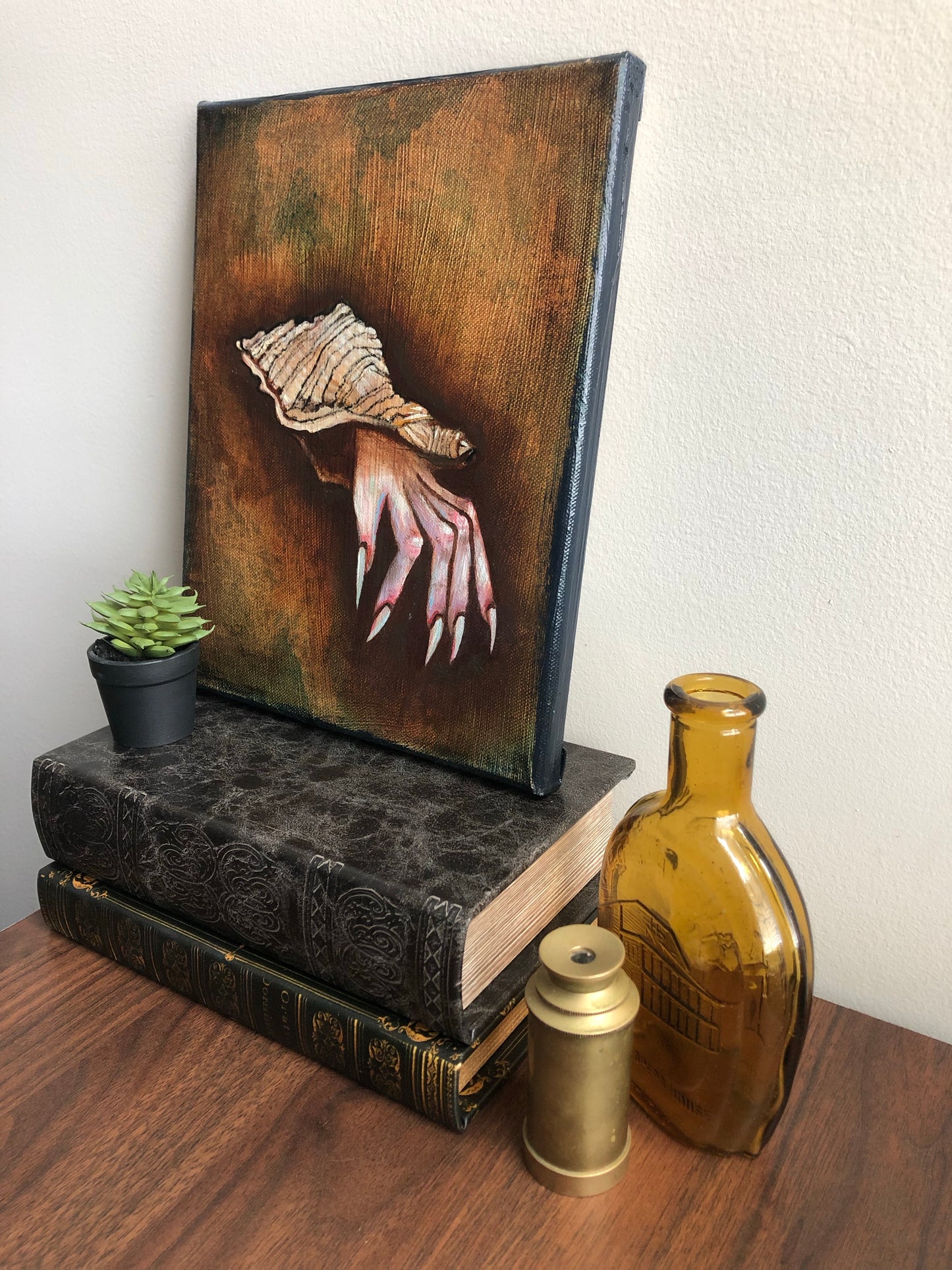 Come Out of Your Shell (8x10 inches) Oil on Canvas