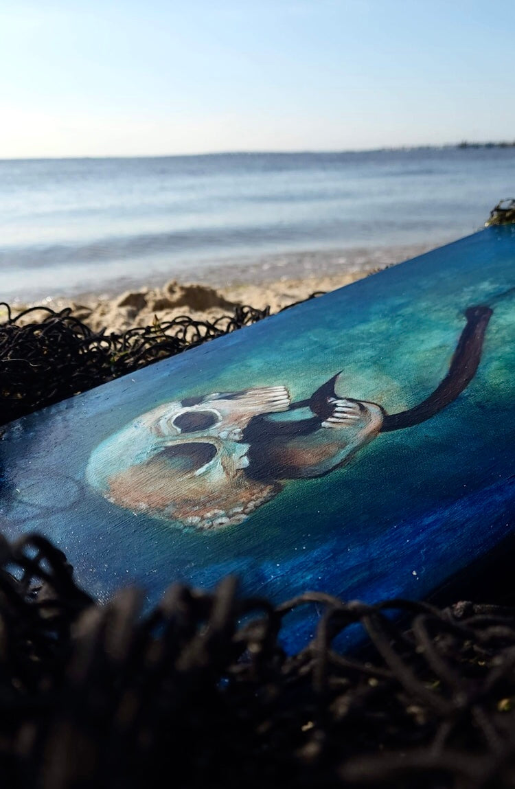 Hooked (12x24 inches) Oil on Canvas